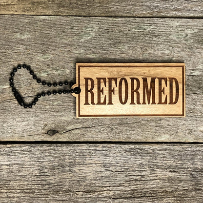 Keyring - REFORMED - Keychain - The Reformed Sage - #reformed# - #reformed_gifts# - #christian_gifts#