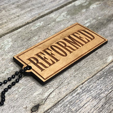 Load image into Gallery viewer, Keyring - REFORMED - Keychain - The Reformed Sage - #reformed# - #reformed_gifts# - #christian_gifts#
