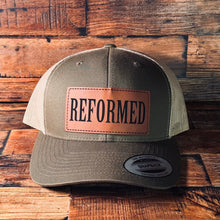 Load image into Gallery viewer, Hat - Reformed - Patch Hat - The Reformed Sage - #reformed# - #reformed_gifts# - #christian_gifts#
