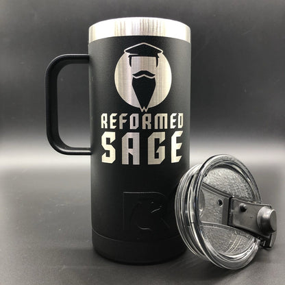 16oz tumbler - Reformed Sage Logo 16oz - The Reformed Sage - #reformed# - #reformed_gifts# - #christian_gifts#