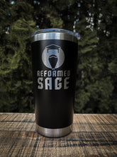 Load image into Gallery viewer, 20oz tumbler - Reformed Sage Logo 20oz - The Reformed Sage - #reformed# - #reformed_gifts# - #christian_gifts#

