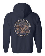 Load image into Gallery viewer, Zip up hoodie - Resistance - Zip Hoodie - The Reformed Sage - #reformed# - #reformed_gifts# - #christian_gifts#
