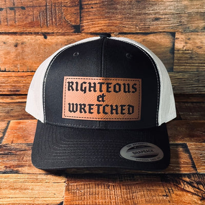 Hat - Righteous et Wretched - Patch Hat - The Reformed Sage - #reformed# - #reformed_gifts# - #christian_gifts#