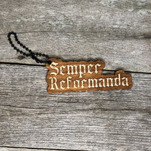 Load image into Gallery viewer, Keyring - Semper Reformanda - Keychain - The Reformed Sage - #reformed# - #reformed_gifts# - #christian_gifts#
