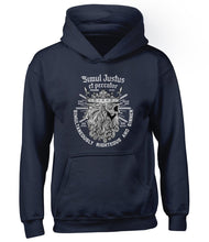 Load image into Gallery viewer, Hoodie - Simul Justus - Hoodie RETIRED - The Reformed Sage - #reformed# - #reformed_gifts# - #christian_gifts#
