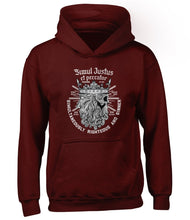 Load image into Gallery viewer, Hoodie - Simul Justus - Hoodie RETIRED - The Reformed Sage - #reformed# - #reformed_gifts# - #christian_gifts#
