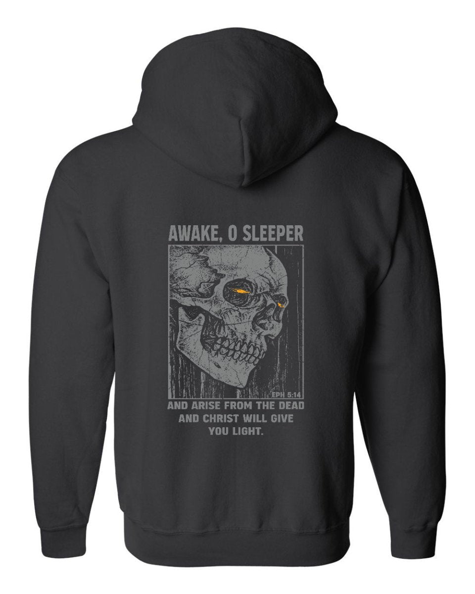 Zip up hoodie - Sleeper - Zip Hoodie - The Reformed Sage - #reformed# - #reformed_gifts# - #christian_gifts#