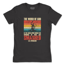 Load image into Gallery viewer, - Smashed - Womens Tee - The Reformed Sage - #reformed# - #reformed_gifts# - #christian_gifts#
