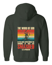 Load image into Gallery viewer, Zip up hoodie - Smashed - Zip Hoodie - The Reformed Sage - #reformed# - #reformed_gifts# - #christian_gifts#

