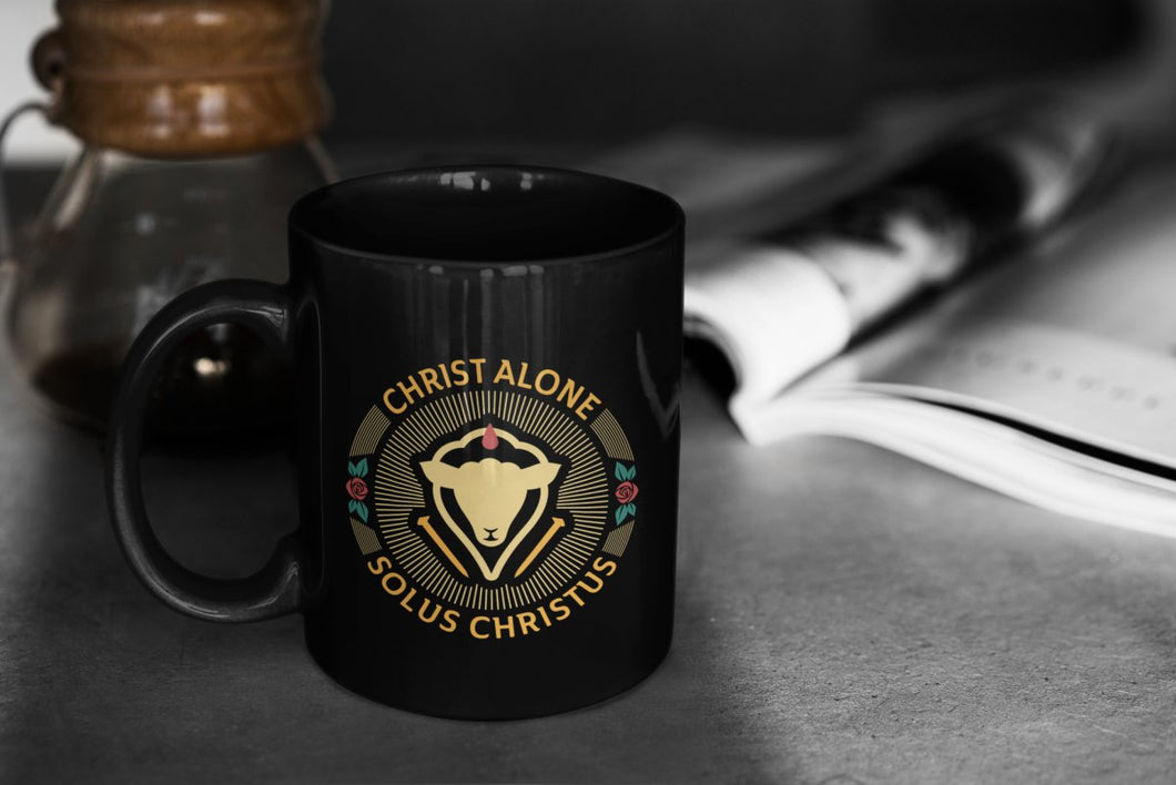 Mug - Sola Christus Seal - Mug - The Reformed Sage - #reformed# - #reformed_gifts# - #christian_gifts#