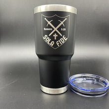 Load image into Gallery viewer, 30oz Tumbler - Sola Fide - 30oz - The Reformed Sage - #reformed# - #reformed_gifts# - #christian_gifts#
