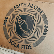 Load image into Gallery viewer, Bible Cover - Sola Fide Seal - Bible Cover - The Reformed Sage - #reformed# - #reformed_gifts# - #christian_gifts#
