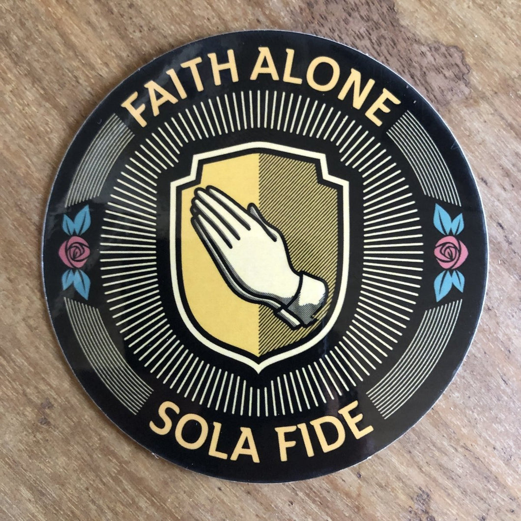 Decal - Sola Fide Seal - Decal - The Reformed Sage - #reformed# - #reformed_gifts# - #christian_gifts#