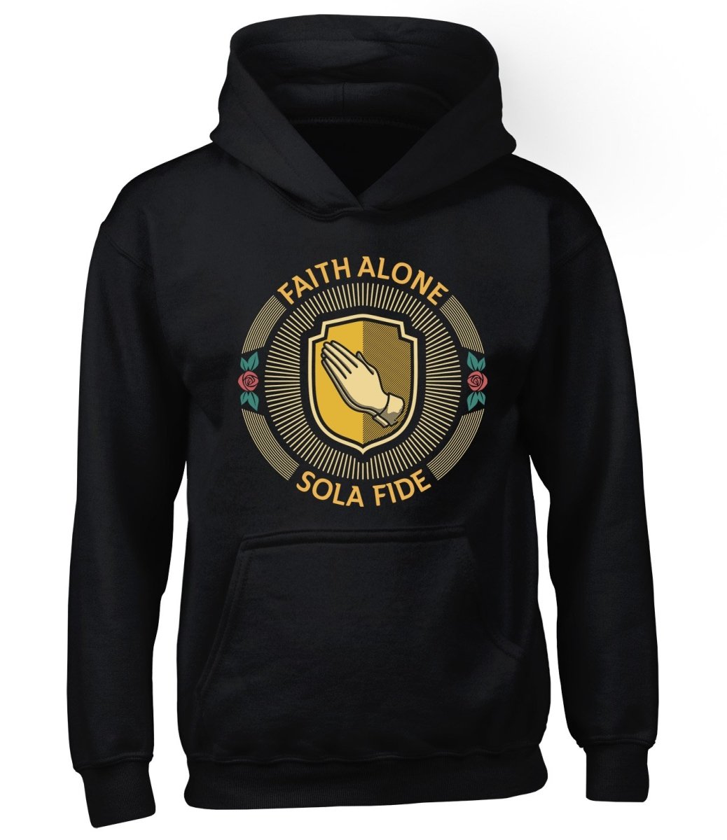 Hoodie - Sola Fide Seal - Hoodie RETIRED - The Reformed Sage - #reformed# - #reformed_gifts# - #christian_gifts#