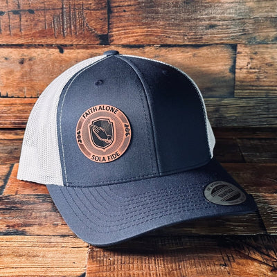 Hat - Sola Fide Seal - Patch Hat - The Reformed Sage - #reformed# - #reformed_gifts# - #christian_gifts#