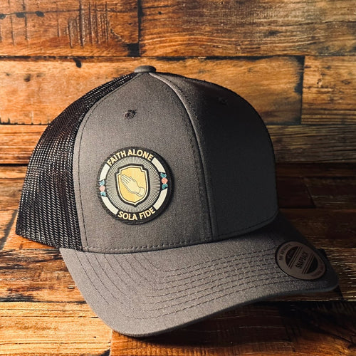Hat - Sola Fide Seal - UV Patch Hat - The Reformed Sage - #reformed# - #reformed_gifts# - #christian_gifts#