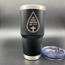 Load image into Gallery viewer, 30oz Tumbler - Sola Gratia - 30oz - The Reformed Sage - #reformed# - #reformed_gifts# - #christian_gifts#
