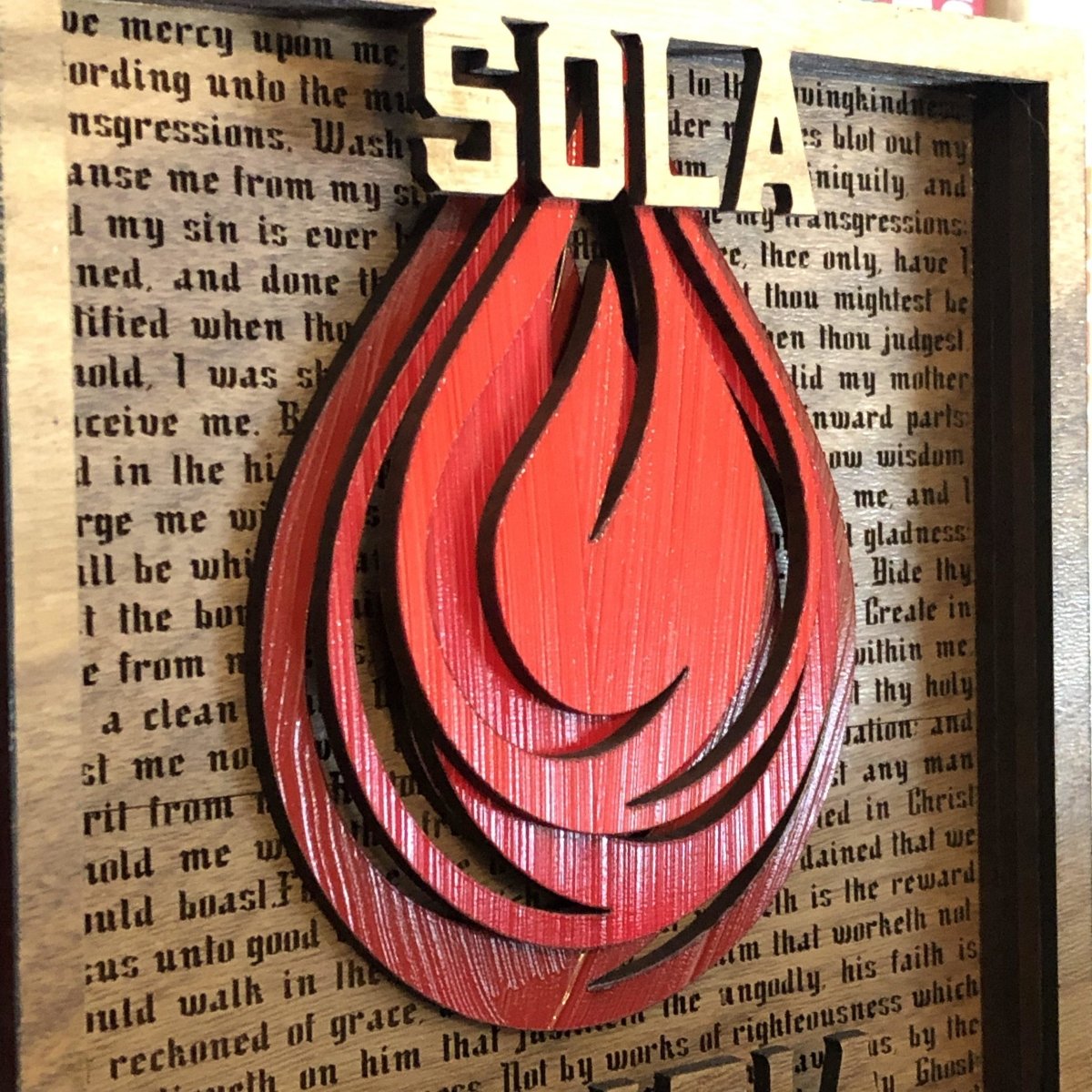 Layered Art - Sola Gratia - The Reformed Sage - #reformed# - #reformed_gifts# - #christian_gifts#