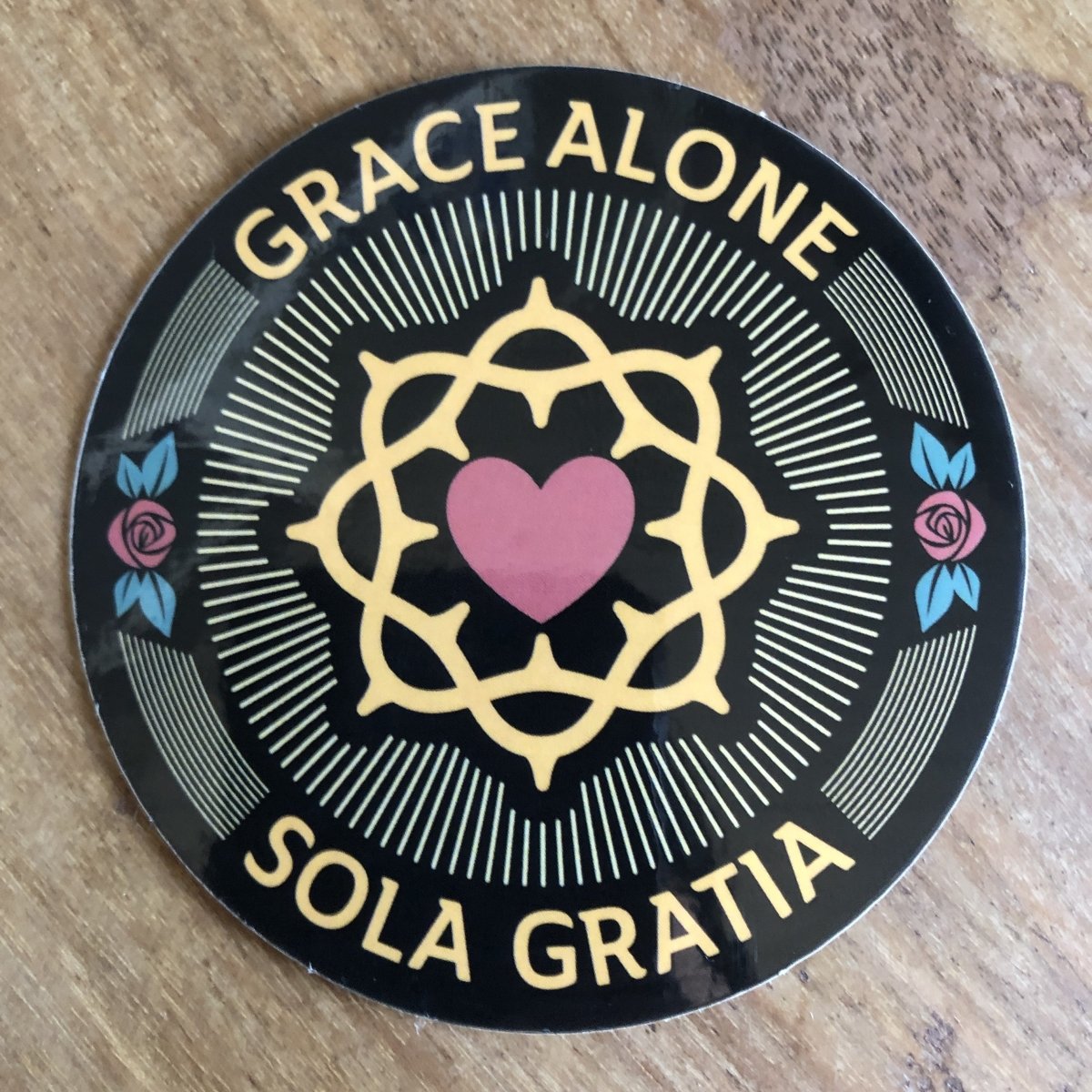 Decal - Sola Gratia Seal - Decal - The Reformed Sage - #reformed# - #reformed_gifts# - #christian_gifts#