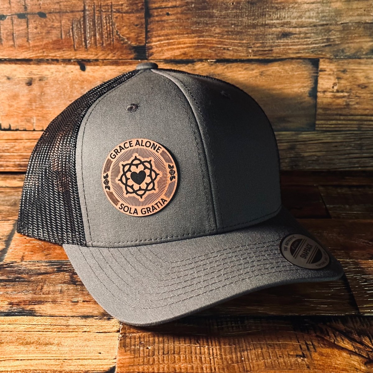 Hat - Sola Gratia Seal - Patch Hat - The Reformed Sage - #reformed# - #reformed_gifts# - #christian_gifts#