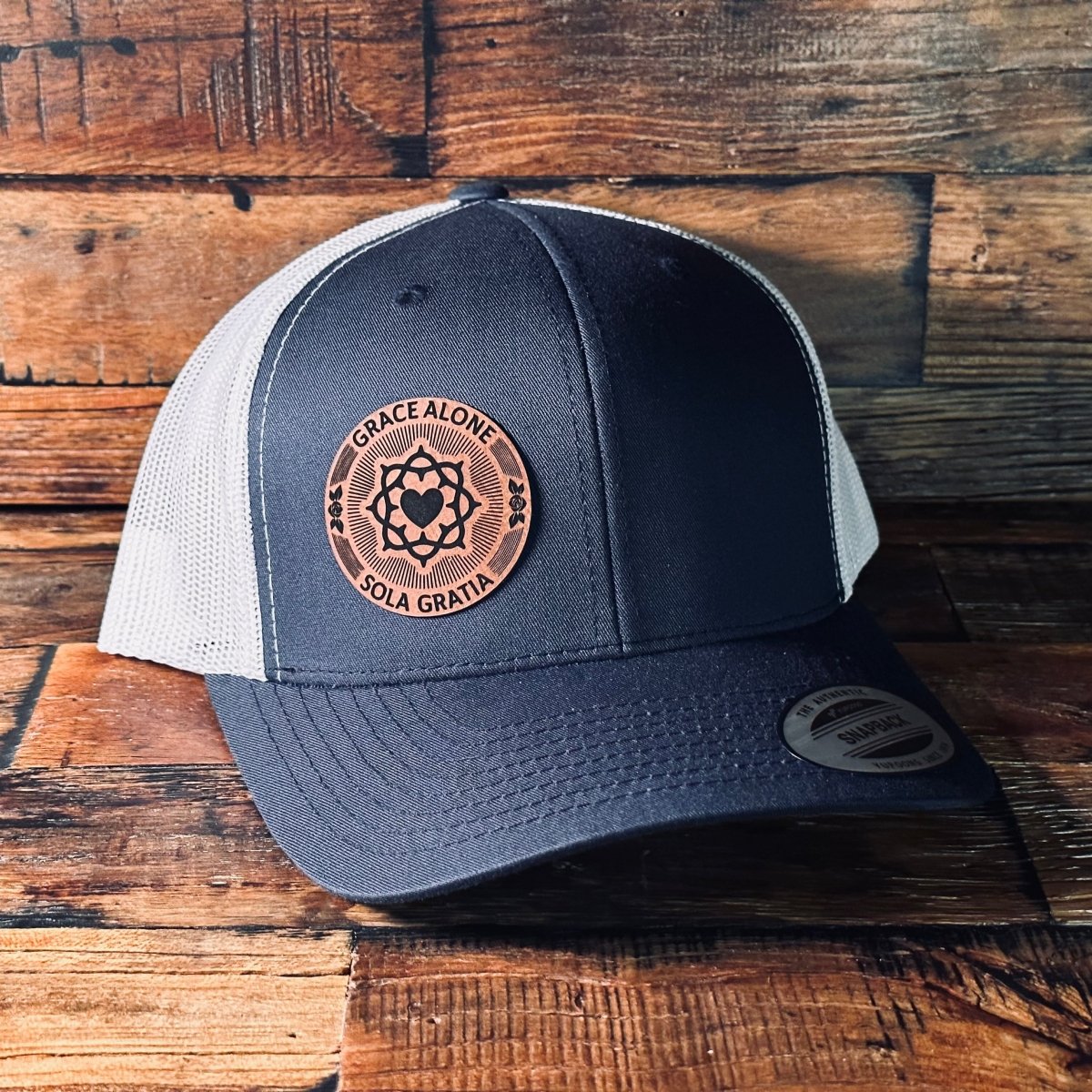 Hat - Sola Gratia Seal - Patch Hat - The Reformed Sage - #reformed# - #reformed_gifts# - #christian_gifts#