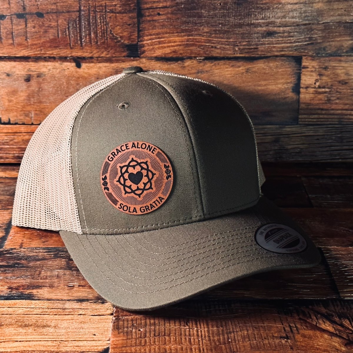 Hat - Sola Gratia Seal - Patch Hat - The Reformed Sage - #reformed# - #reformed_gifts# - #christian_gifts#
