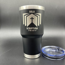 Load image into Gallery viewer, 30oz Tumbler - Sola Scriptura - 30oz - The Reformed Sage - #reformed# - #reformed_gifts# - #christian_gifts#
