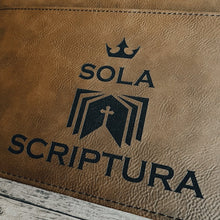 Load image into Gallery viewer, Bible Cover - Sola Scriptura - Bible Cover - The Reformed Sage - #reformed# - #reformed_gifts# - #christian_gifts#
