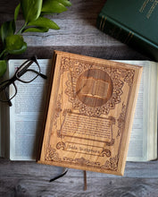 Load image into Gallery viewer, Engravedwood - Sola Scriptura - Engraved Wood Art - The Reformed Sage - #reformed# - #reformed_gifts# - #christian_gifts#
