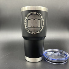 Load image into Gallery viewer, 30oz Tumbler - Sola Scriptura Seal - 30oz - The Reformed Sage - #reformed# - #reformed_gifts# - #christian_gifts#
