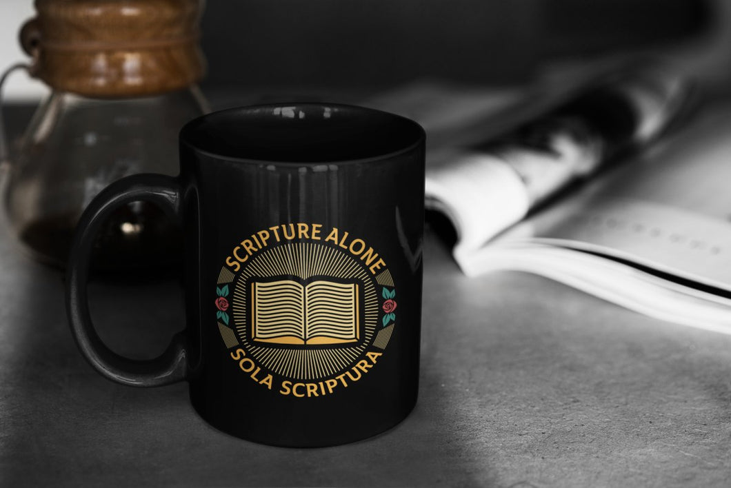 Mug - Sola Scriptura Seal - Mug - The Reformed Sage - #reformed# - #reformed_gifts# - #christian_gifts#