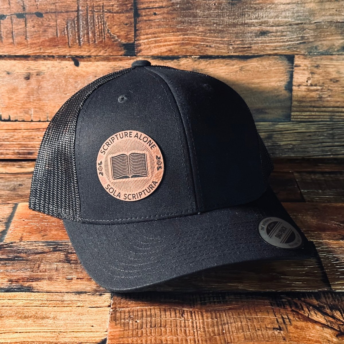 Hat - Sola Scriptura Seal - Patch Hat - The Reformed Sage - #reformed# - #reformed_gifts# - #christian_gifts#