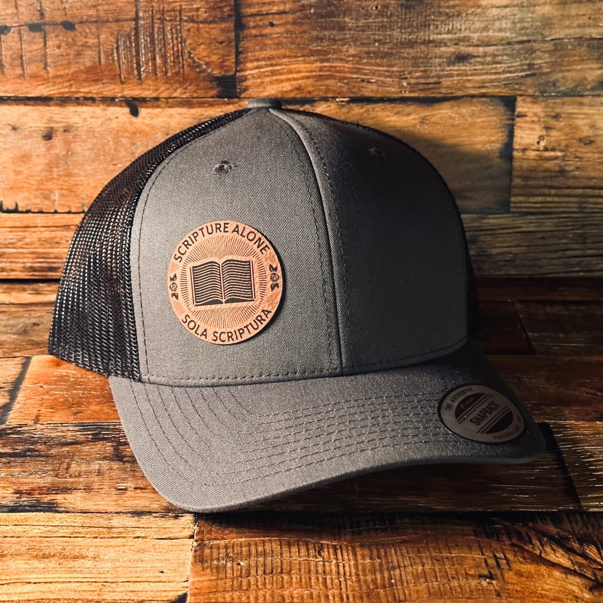 Hat - Sola Scriptura Seal - Patch Hat - The Reformed Sage - #reformed# - #reformed_gifts# - #christian_gifts#