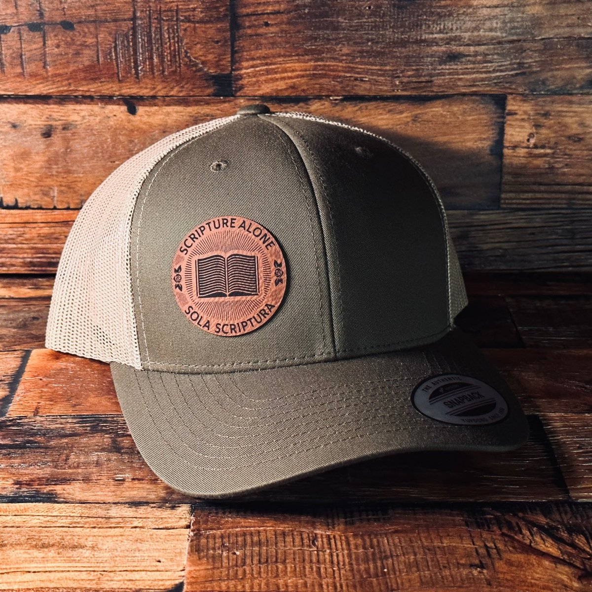 Hat - Sola Scriptura Seal - Patch Hat - The Reformed Sage - #reformed# - #reformed_gifts# - #christian_gifts#