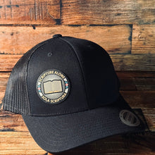 Load image into Gallery viewer, Hat - Sola Scriptura Seal - UV Patch Hat - The Reformed Sage - #reformed# - #reformed_gifts# - #christian_gifts#
