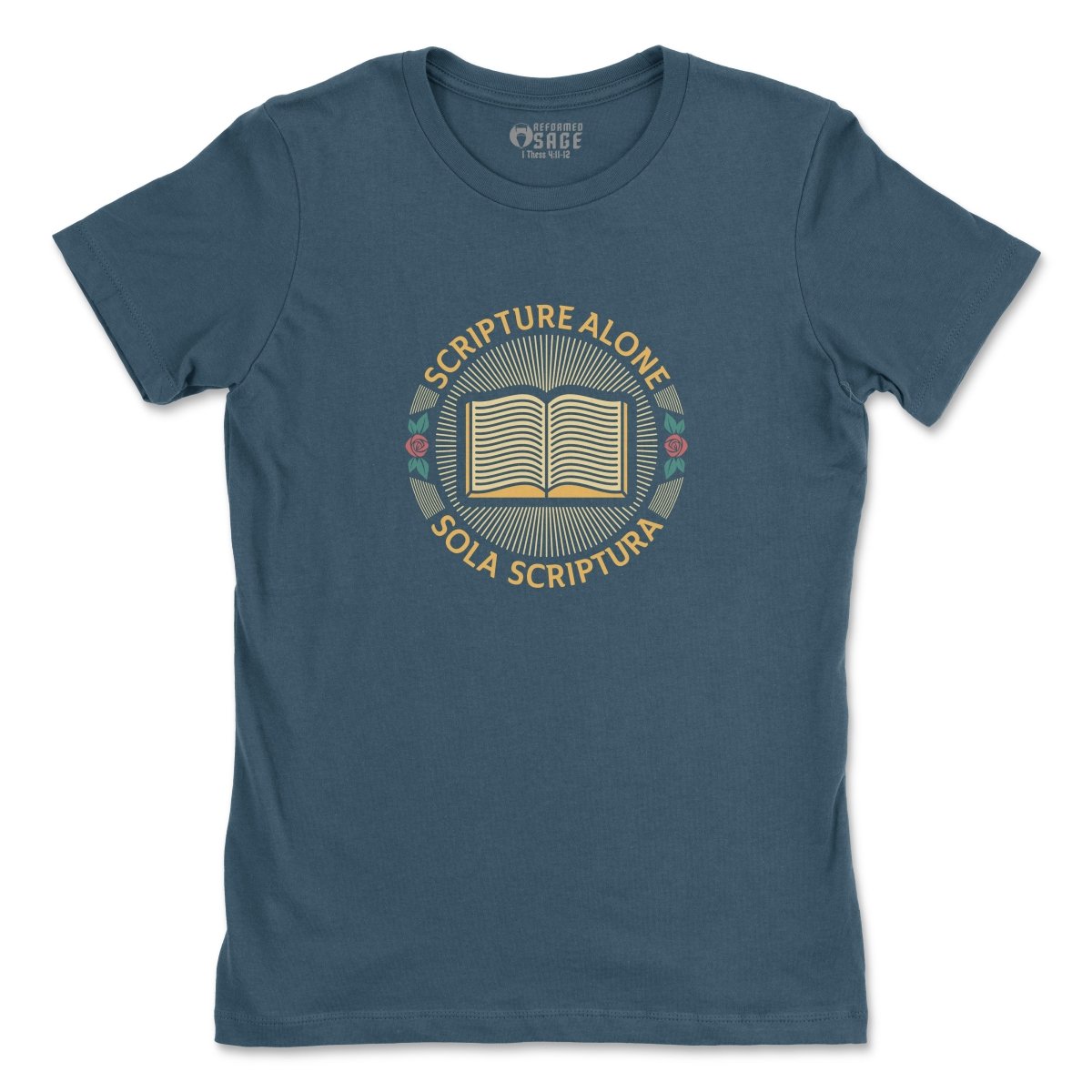 - Sola Scriptura Seal - Womens Tee - The Reformed Sage - #reformed# - #reformed_gifts# - #christian_gifts#
