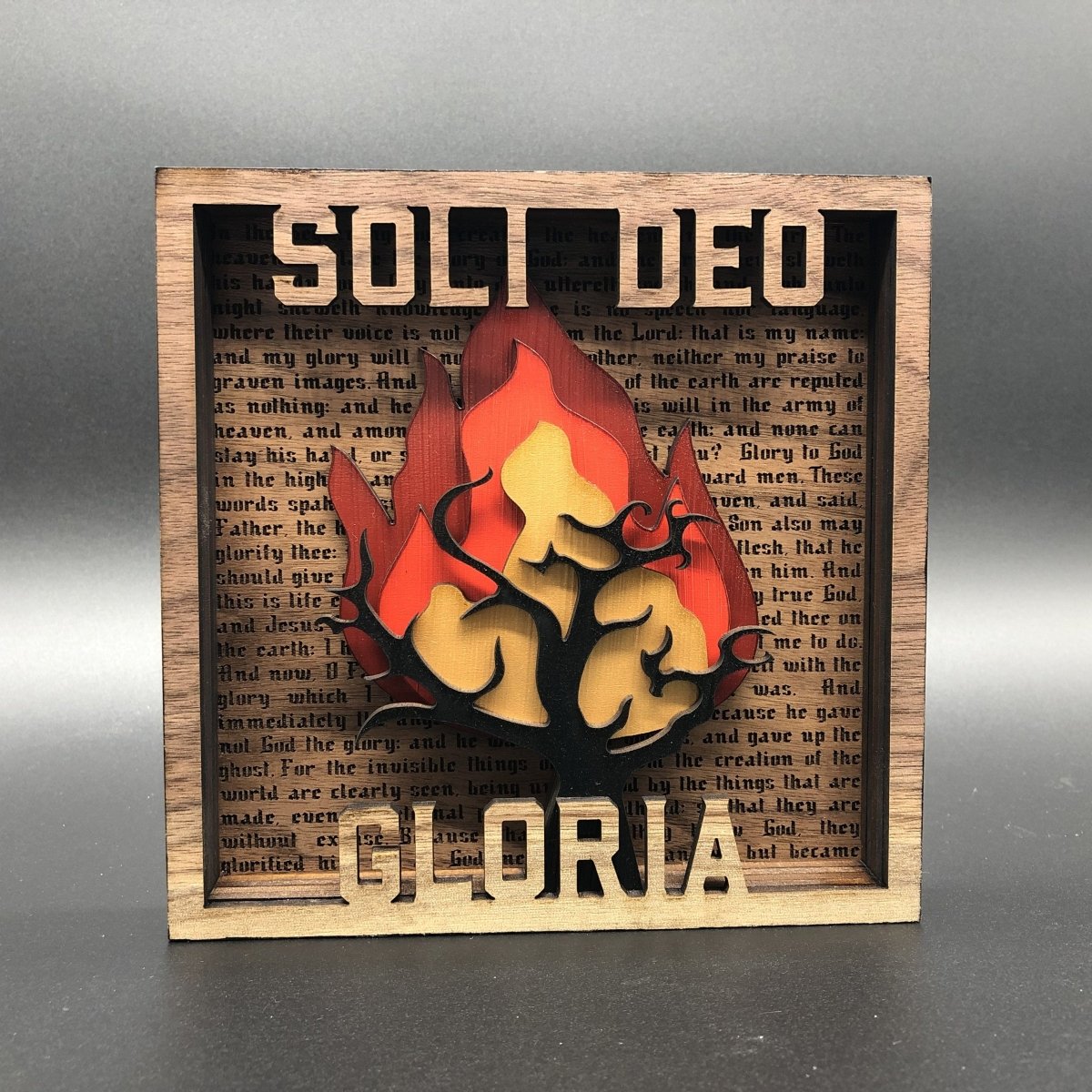 Layered Art - Soli Deo Gloria - The Reformed Sage - #reformed# - #reformed_gifts# - #christian_gifts#