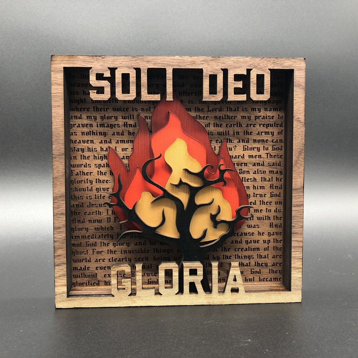 Layered Art - Soli Deo Gloria - The Reformed Sage - #reformed# - #reformed_gifts# - #christian_gifts#