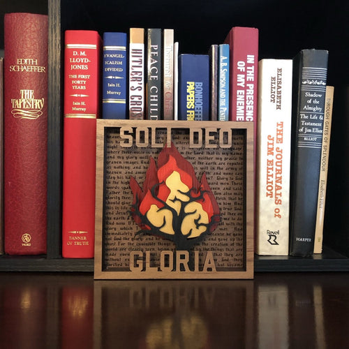 Layered Art - Soli Deo Gloria - The Reformed Sage - #reformed# - #reformed_gifts# - #christian_gifts#