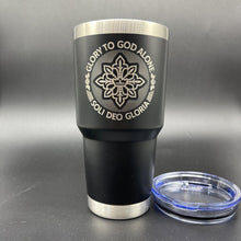 Load image into Gallery viewer, 30oz Tumbler - Soli Deo Gloria Seal - 30oz - The Reformed Sage - #reformed# - #reformed_gifts# - #christian_gifts#
