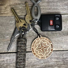 Load image into Gallery viewer, Keyring - Soli Deo Gloria Seal - Keychain - The Reformed Sage - #reformed# - #reformed_gifts# - #christian_gifts#
