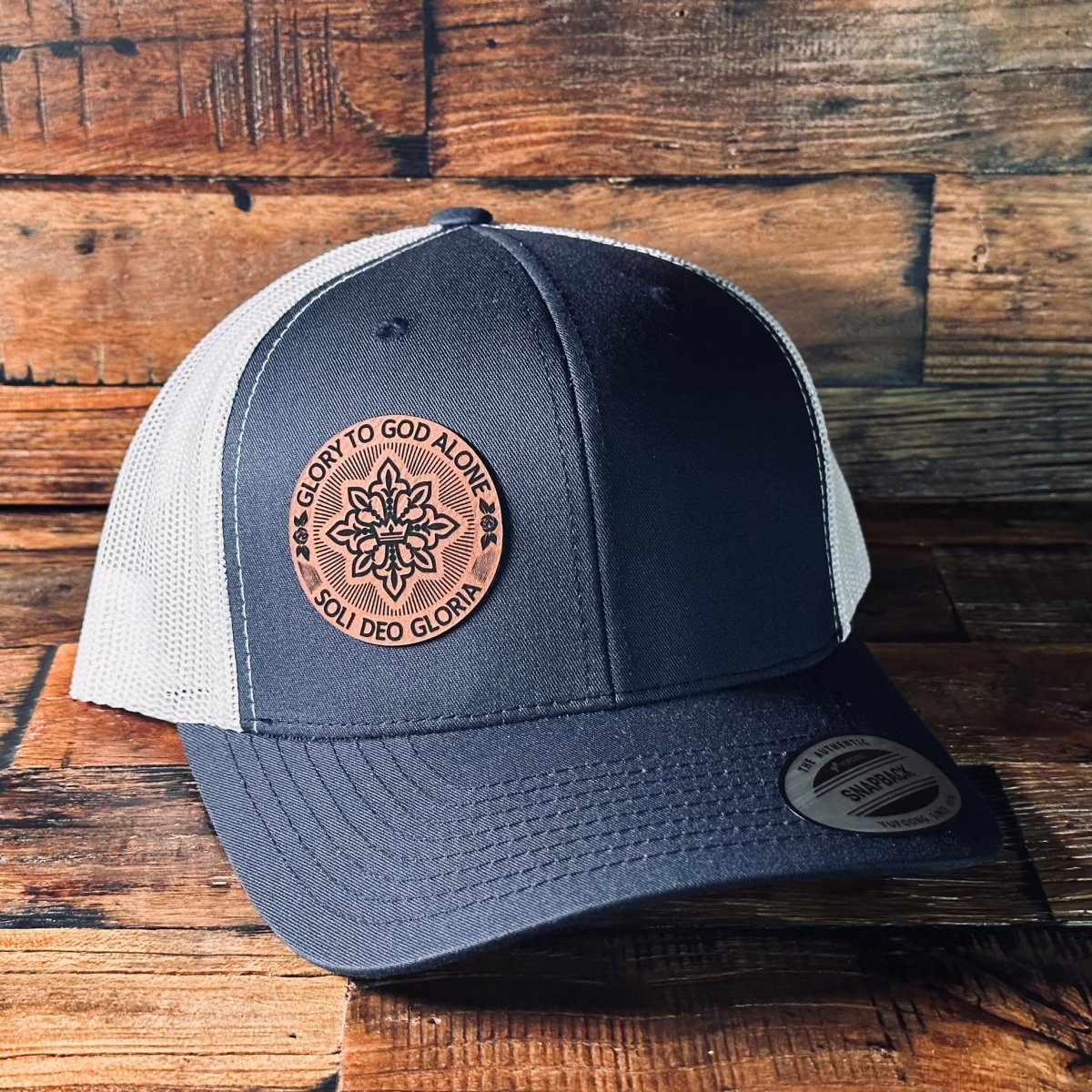 Hat - Soli Deo Gloria Seal - Patch Hat - The Reformed Sage - #reformed# - #reformed_gifts# - #christian_gifts#