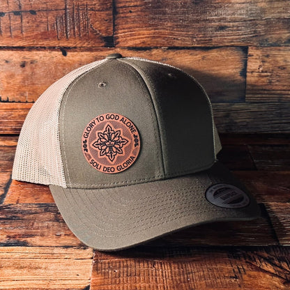 Hat - Soli Deo Gloria Seal - Patch Hat - The Reformed Sage - #reformed# - #reformed_gifts# - #christian_gifts#