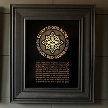 Load image into Gallery viewer, Printed Art - Soli Deo Gloria Seal - Wall Art - The Reformed Sage - #reformed# - #reformed_gifts# - #christian_gifts#
