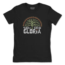 Load image into Gallery viewer, - Soli Deo Gloria - Womens Tee - The Reformed Sage - #reformed# - #reformed_gifts# - #christian_gifts#
