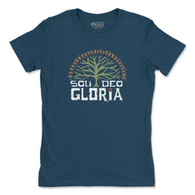 Load image into Gallery viewer, - Soli Deo Gloria - Womens Tee - The Reformed Sage - #reformed# - #reformed_gifts# - #christian_gifts#
