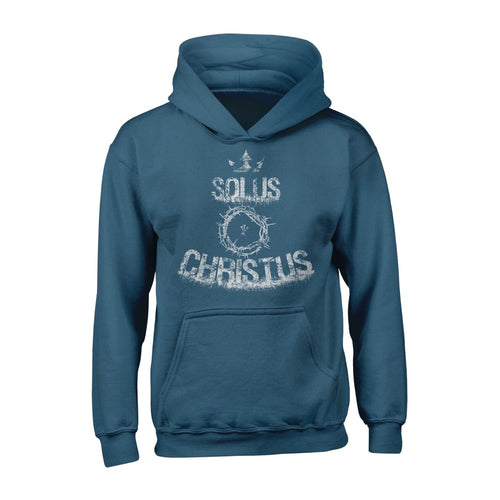 Hoodie - Solus Christus - Hoodie RETIRED - The Reformed Sage - #reformed# - #reformed_gifts# - #christian_gifts#