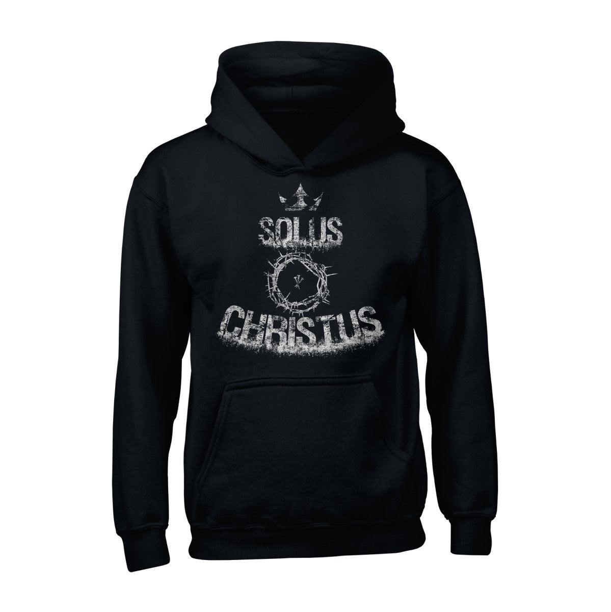 Hoodie - Solus Christus - Hoodie RETIRED - The Reformed Sage - #reformed# - #reformed_gifts# - #christian_gifts#