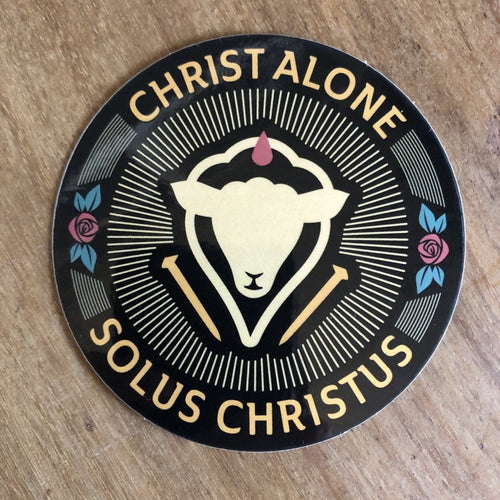 Decal - Solus Christus Seal - Decal - The Reformed Sage - #reformed# - #reformed_gifts# - #christian_gifts#