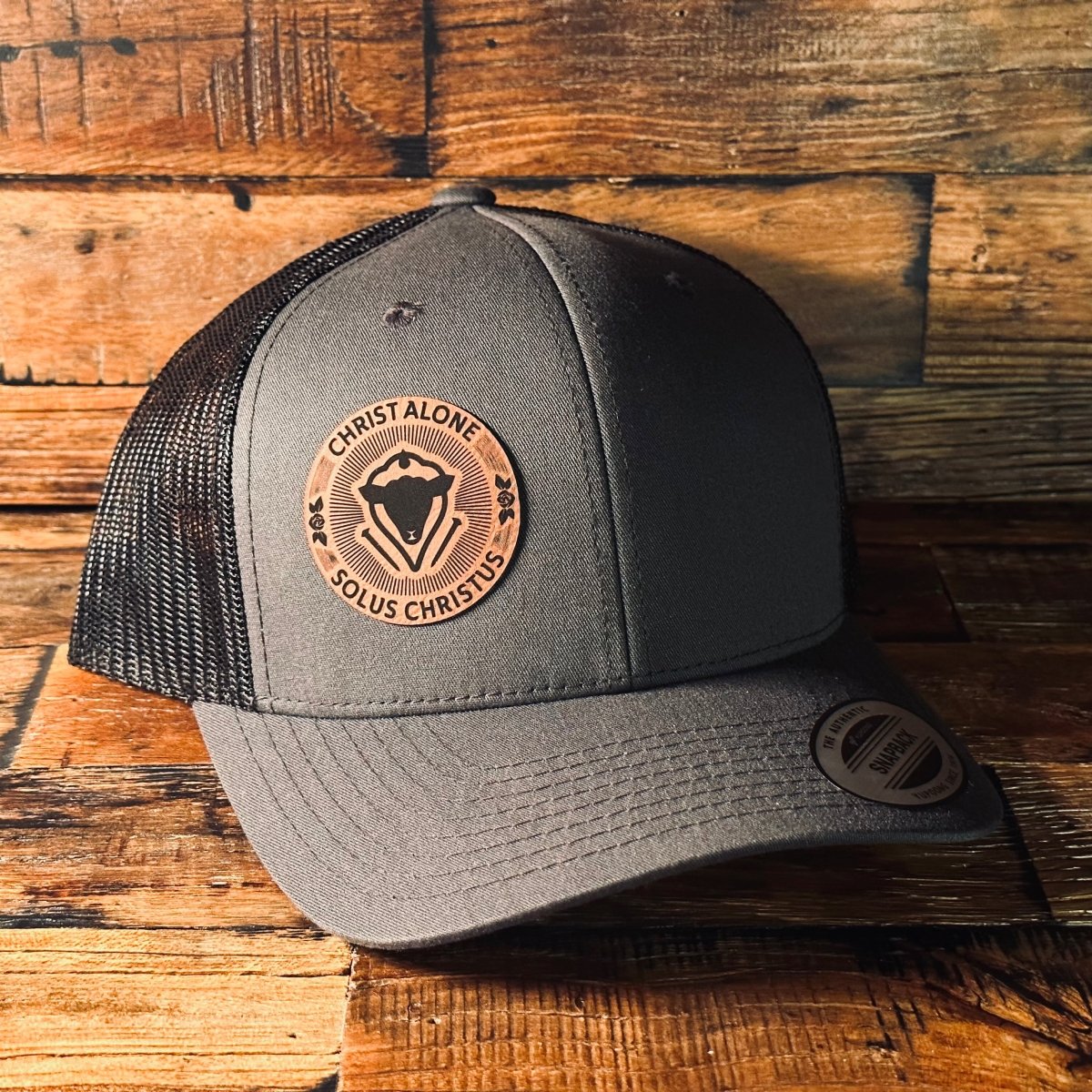 Hat - Solus Christus Seal - Patch Hat - The Reformed Sage - #reformed# - #reformed_gifts# - #christian_gifts#